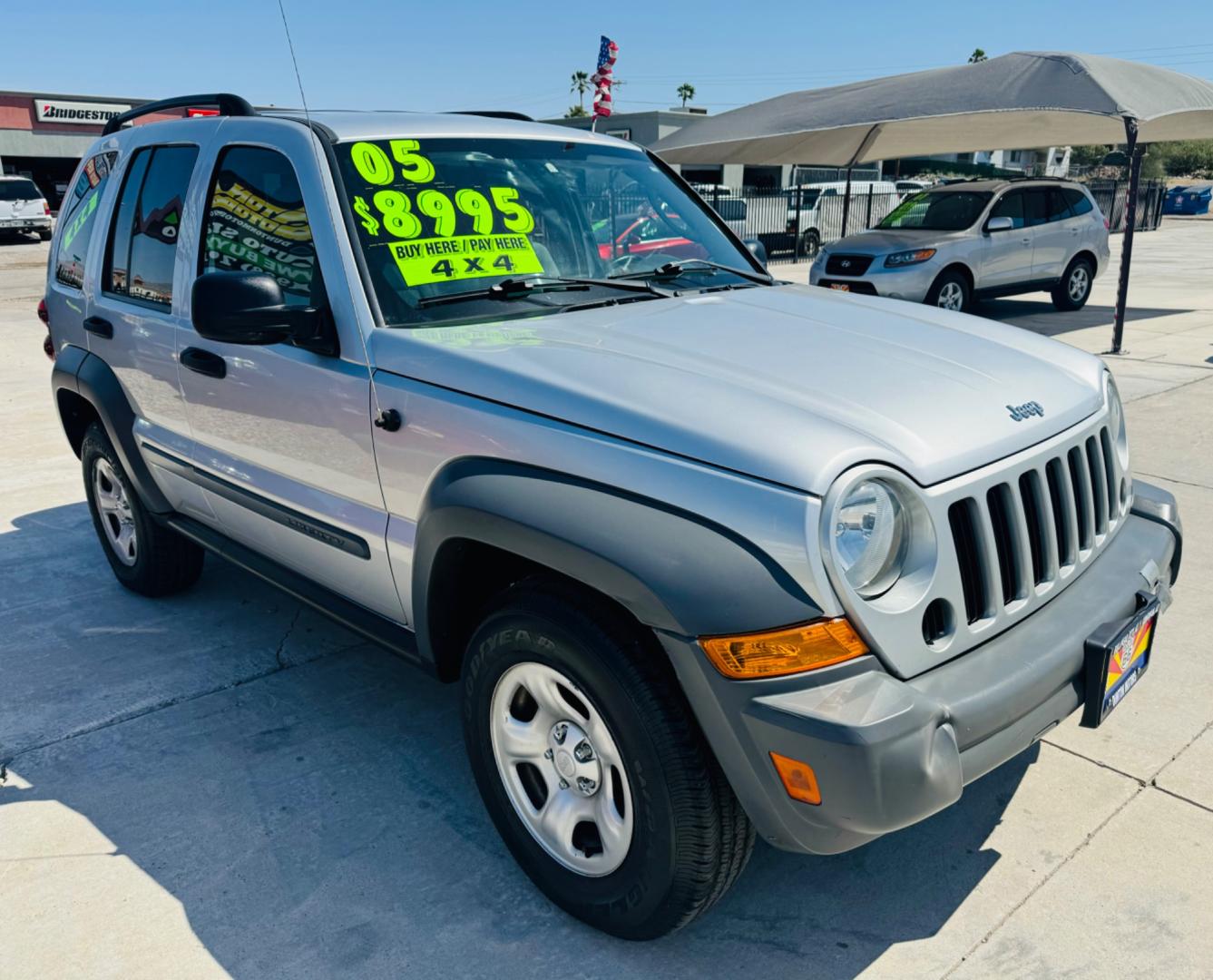 2005 Green Jeep Liberty (1J4GL48K25W) , located at 2190 Hwy 95, Bullhead City, AZ, 86442, (928) 704-0060, 0.000000, 0.000000 - Photo#0